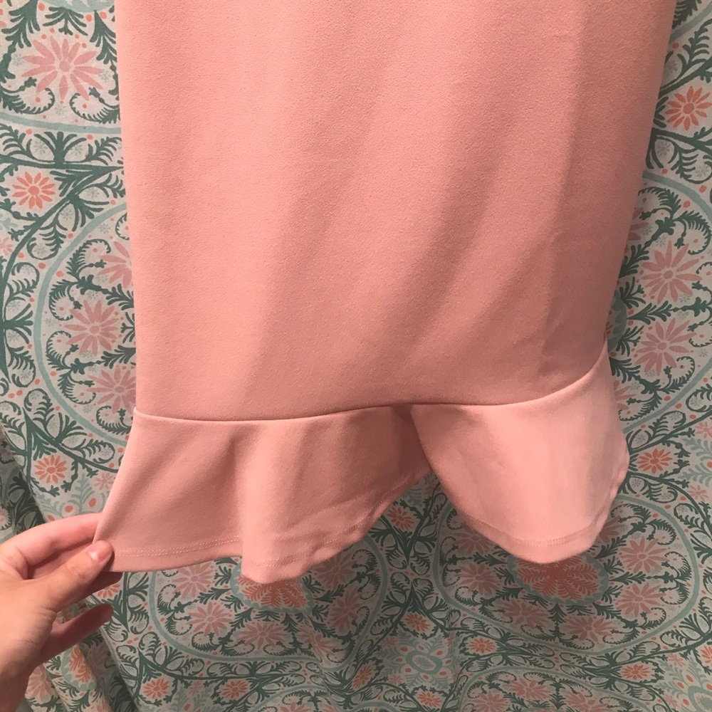 2/$10 NWT Bodycon Ruffle Dress - Picture 2 of 5